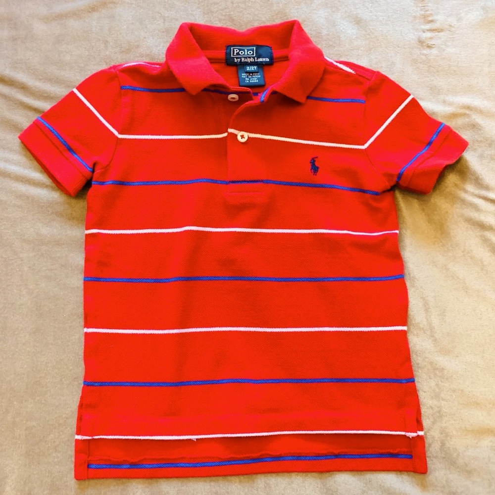 Polo Ralph Lauren Short Sleeved Striped Polo Shirt